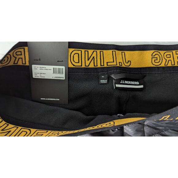 J.Lindeberg Black Aerial Hybrid Insulated Thermal Leggings - Picture 7 of 11